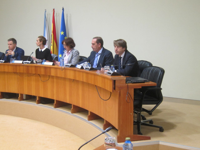 El conselleiro de Facenda, Valeriano Martínez, en comparecencia parlamentaria