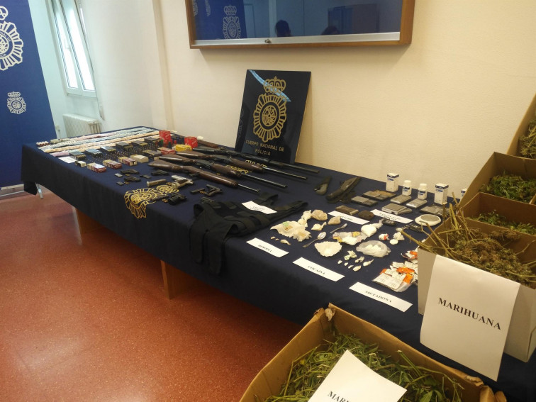 Un clan de narcos gallegos manejaba un pequeño arsenal