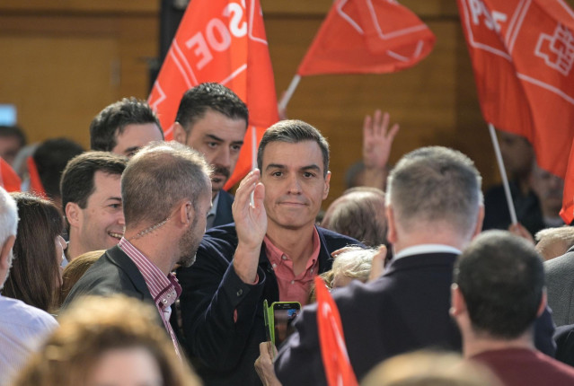 Pedro Sánchez protagoniza el acto central de la campaña socialista en A Coruña (Galicia, España), a domingo 27 de octubre de 2019