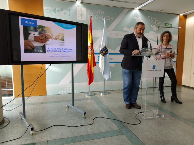El delegado de la Xunta en Lugo, José Manuel Balseiro, en rueda de prensa.