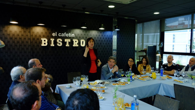 Pontón en un desayuno informativo con empresarios