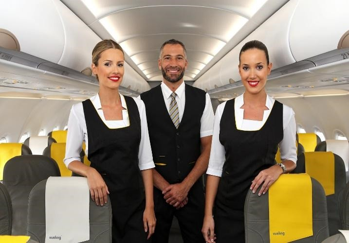 Personal de cabina de Vueling