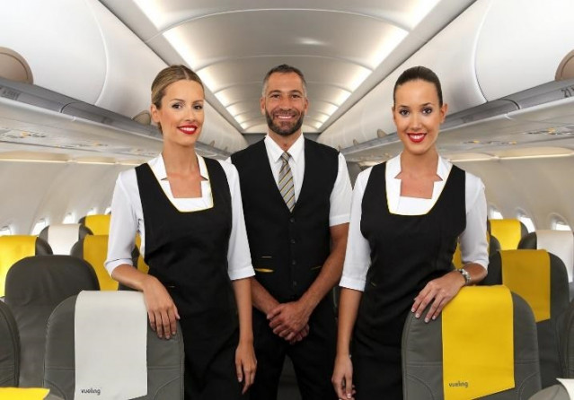 Personal de cabina de Vueling