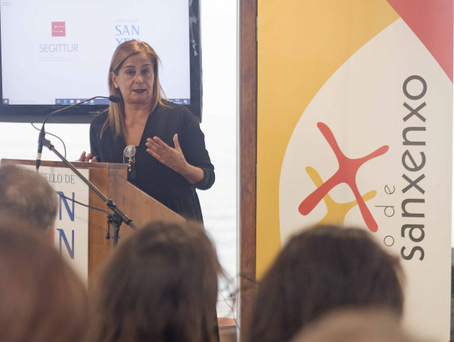 La presidenta de la Diputación, Carmela Silva.