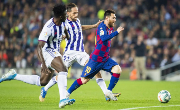 El Barça de Messi aplasta al Valladolid y recupera el liderazgo en LaLiga