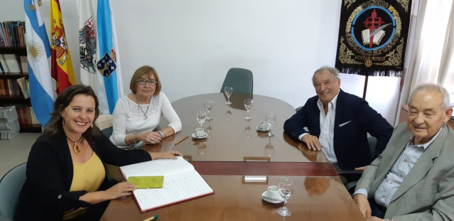 Ana Miranda visita Montevideo.