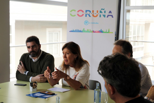 La candidata del PP a la alcaldía de A Coruña, Beatriz Mato.