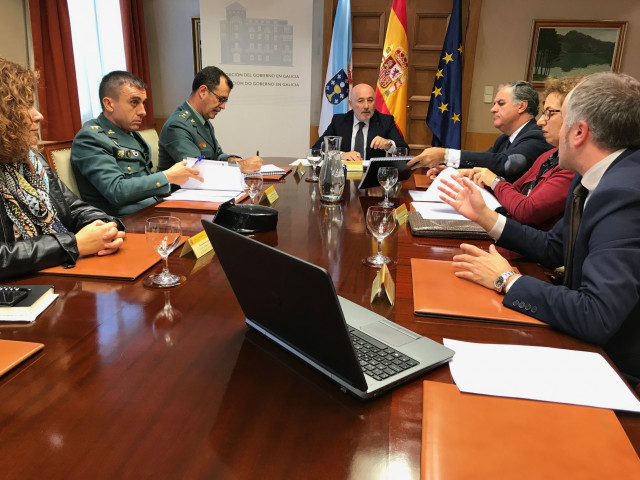 Reunión con motivo del dispositivo del Plan de Vialidad Invernal en Galicia.