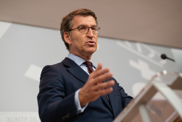 O titular do Goberno galego na rolda de prensa posterior ao Consello da Xunta.