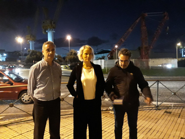 Carolina Bescansa este martes en Vigo.