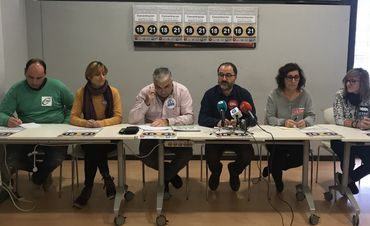 Huelga de profesores en Galicia convocada por todos los sindicatos para diciembre