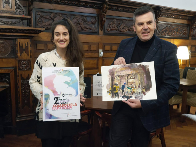 La ilustradora ourensana Manuela Elizabeth Rodríguez gana el premio Compostela Ilustrada.