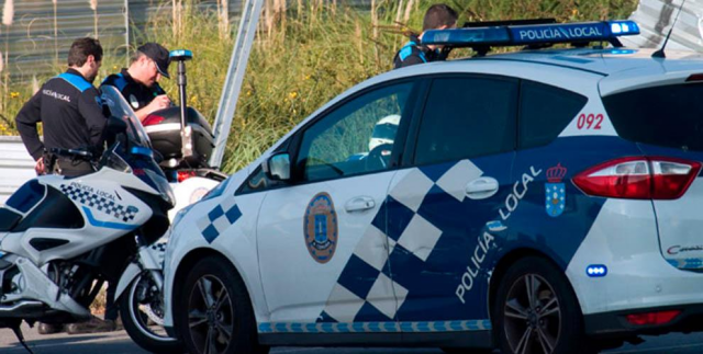 Imagen de la CRTVG de una pasada intervención de la Policía Local de Lugo