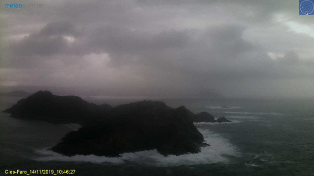 Cámara de Meteogalicia en Illas Cíes