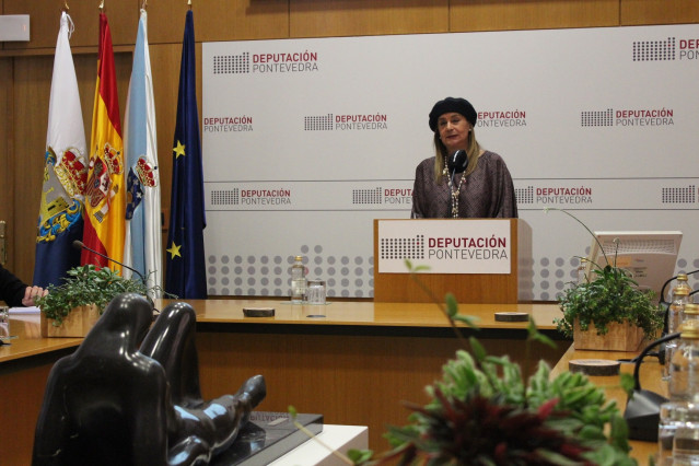 La presidenta de la Diputación de Pontevedra, Carmela Silva.