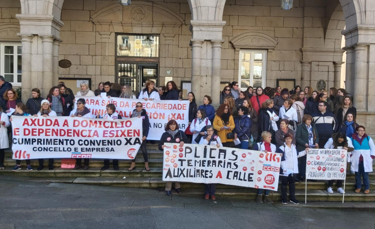 Hartas de ser privatizadas y explotadas, las trabajadoras del Servicio de Ayuda a Domicilio crean una plataforma en Galicia