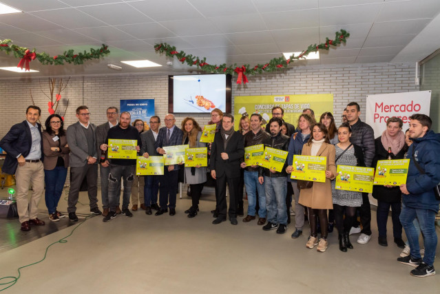 Imagen de la entrega de premios de este lunes.