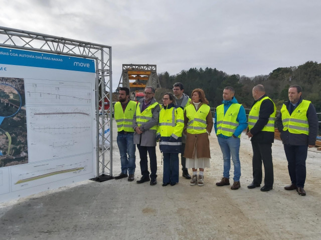 La conselleira Ethel Vázquez en un acto en Ourense.