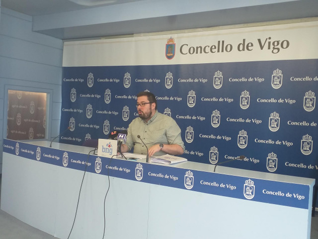El concejal del BNG en el Ayuntamiento de Vigo, Xabier Pérez Igrexas.