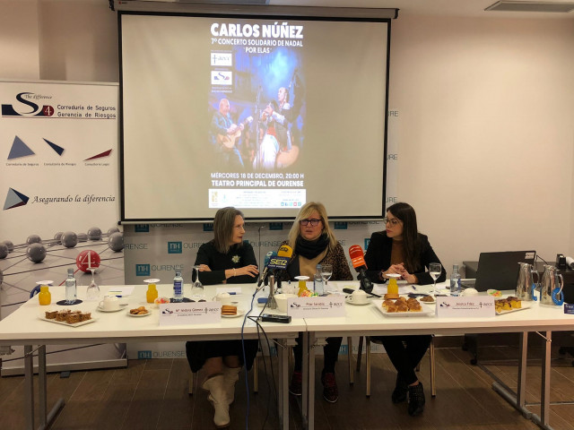 CONCIERTO SOLIDARIO DE CARLOS NÚÑEZ EN FAVOR DE LA AECC.