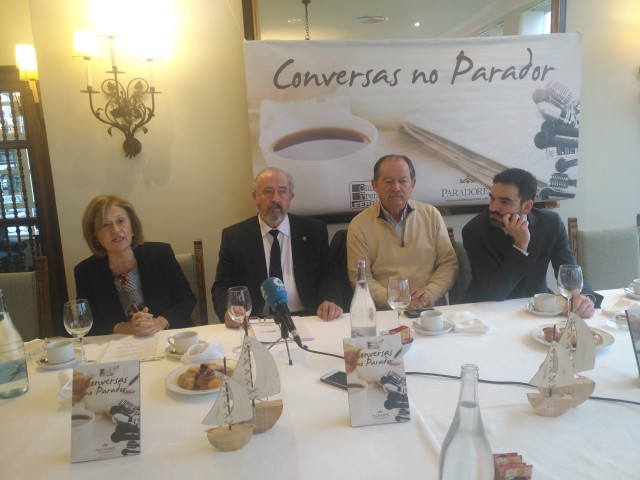 El profesor de la Escuela Politécnica Superior (EPS) de la Universidad de A Coruña (UDC) Manuel Lara Coira en un acto en Ferrol.