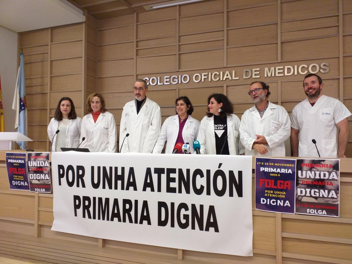 La Asamblea de Áreas Sanitarias de Galicia convoca huelga el 27 y 28 de noviembre en la Atención Primaria en Galicia.