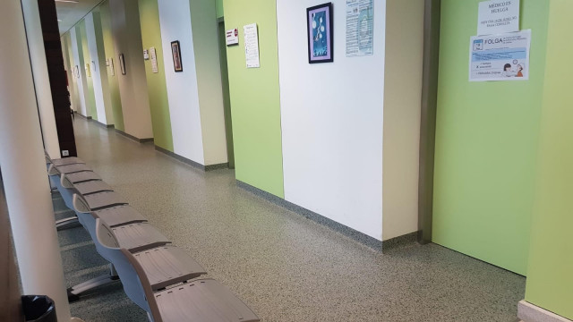 Centro de salud de Galicia en la jornada de huelga del 19 de junio de 2019.