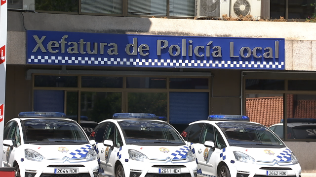 Comisaría de la Policía Local en Vigo en una imagen de la CRTVG