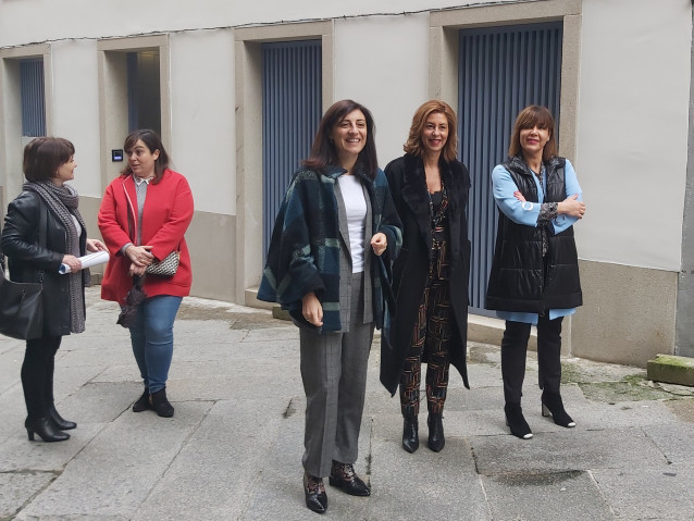 La conselleira de Medio Ambiente, Territorio e Vivenda, Ángeles Vázquez, en Ourense.