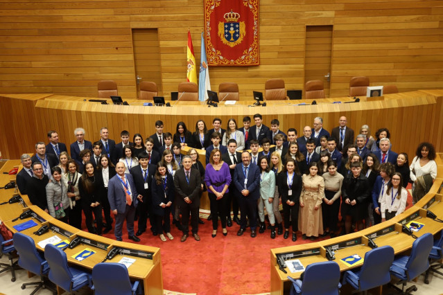 La Cámara gallega acoge la Asamblea xeral do Modelo de Parlamento Europeo