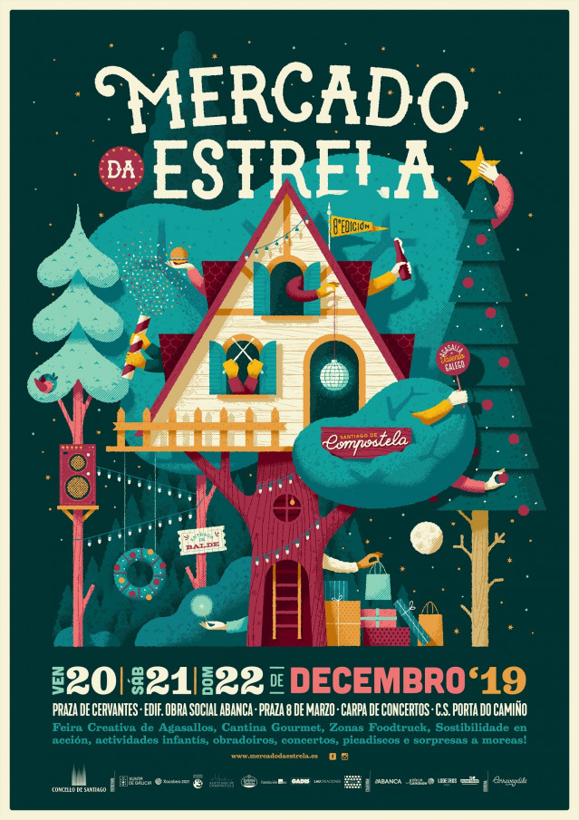 Cartel del 'Mercado da Estrela' de 2019