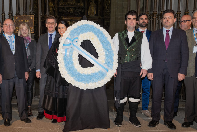 Feijóo preside el acto inaugural del XII Pleno do Consello de Comunidades Galegas