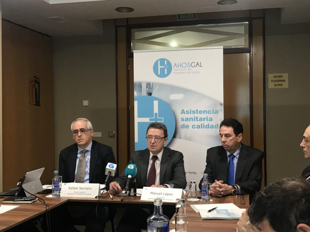 Rueda de prensa de Ahosgal para presentar su balance de actividad.