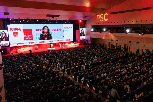 EuropaPress 2550000 Imagen del 14 Congreso del PSC que se celebra este fin de semana en Barcelona