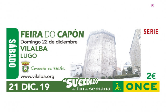O Cupón Da Once Do Sábado 21 Homenaxea A Feira Do Capón De Vilalba