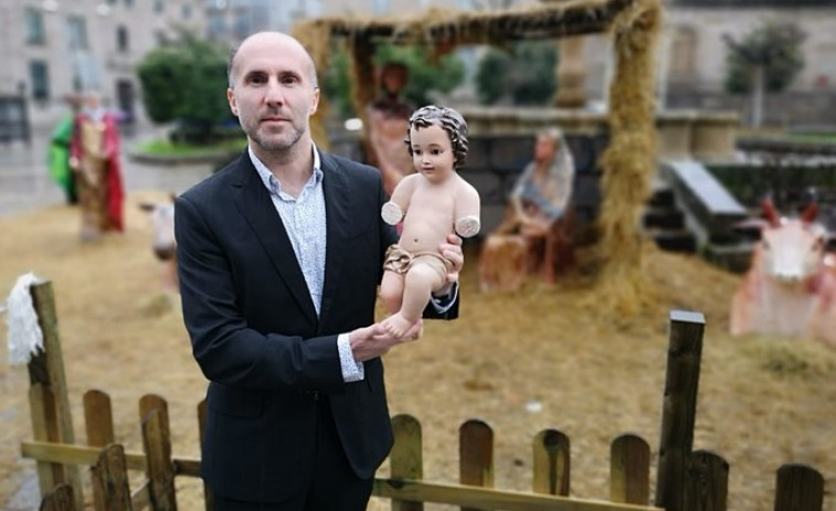 El Belén del Niño Jesús con los brazos rotos, última idea del alcalde de Ourense Jácome
