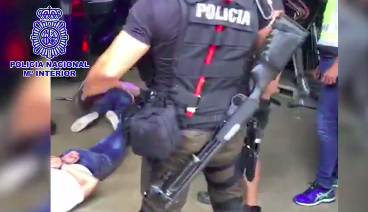 1.300 kilos de cocaína procedente de Colombia incautados, otra vez en Marín (Vídeo)