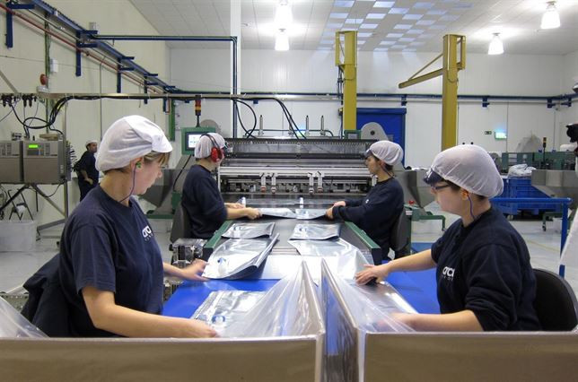 A produción industrial aumenta en Galicia en xuño un 12,9%,
