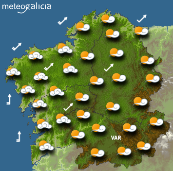 Tiempo para 2 de enero