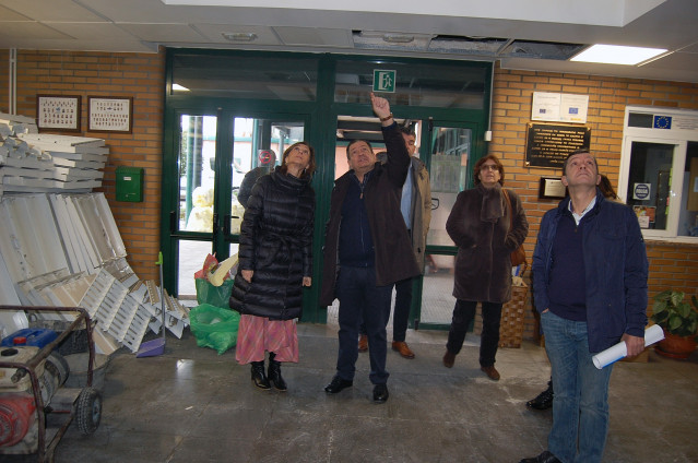 Las obras del IES Castro de Baronceli en Verín avanzan a 