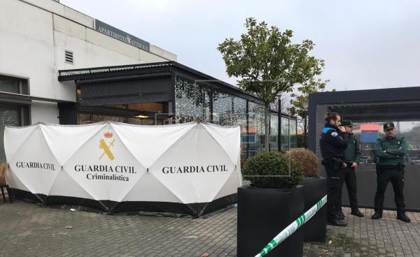 Lugar de la pelea mortal en Oleiros