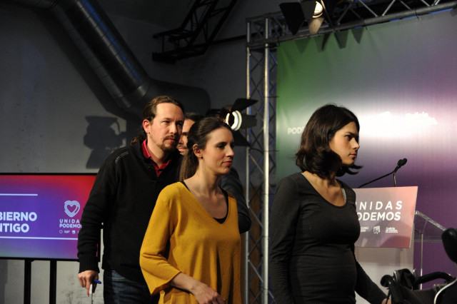 Pablo Iglesias e Irene Montero, de Unidas Podemos