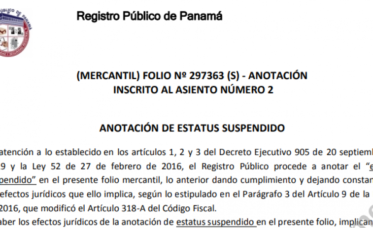 Panamá suspende la firma en la que Espinosa era directiva y el PP pide la dimisión de la ex-ministra