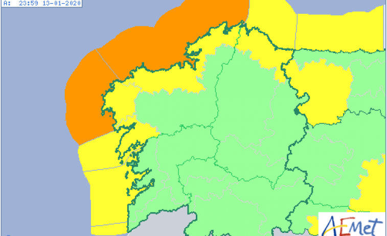 El fuerte viento pone hoy comarcas costeras en alerta y en los próximos días pondrá zonas del interior