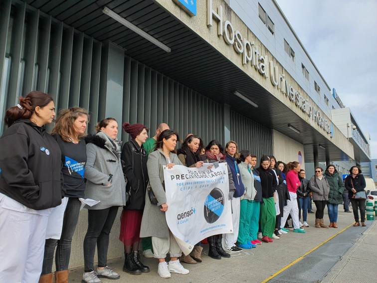 ​‘Enfermeiras Eventuais en Loita’ no se manifestará este marzo “en un ejercicio de responsabilidad” por culpa del coronavirus