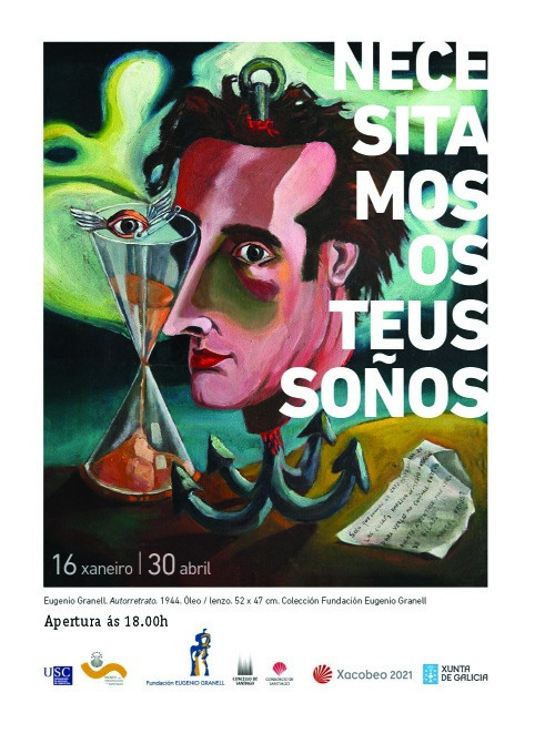 Cartel de la muestra 'Necesitamos os teus soños'