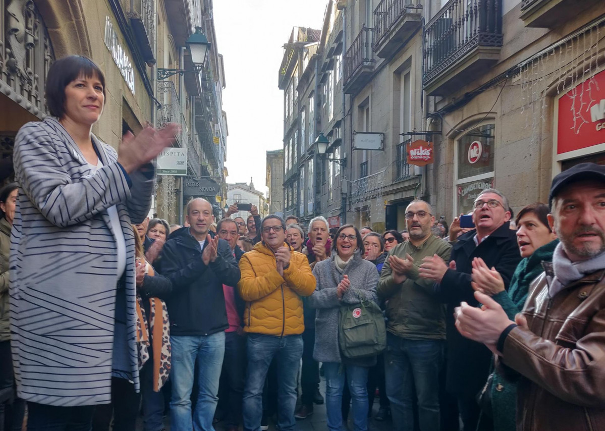 Acto de presentación del BNG de Ana Pontón como candidata a la presidencia de la Xunta