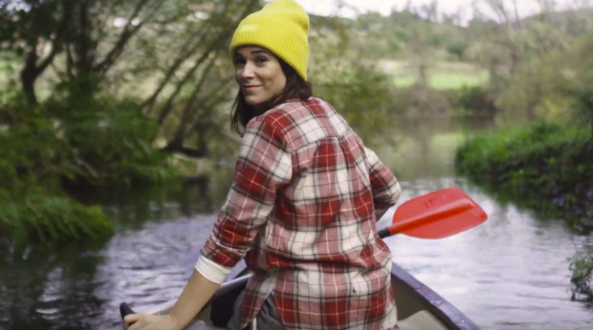 Celia Freijeiro en la presentaciu00f3n de la campau00f1a de Turismo Ru00edas Baixas