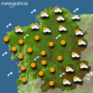 Predicciones para el martes 21 de enero en Galicia.