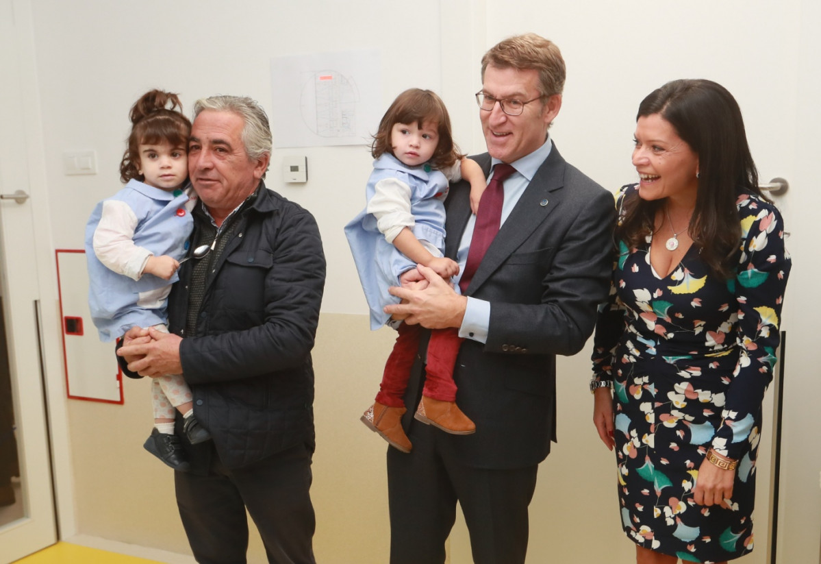 Feiju00f3o en una pasada visita a una escuela infantil